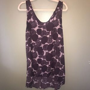 Purple Tunic Length Tank
